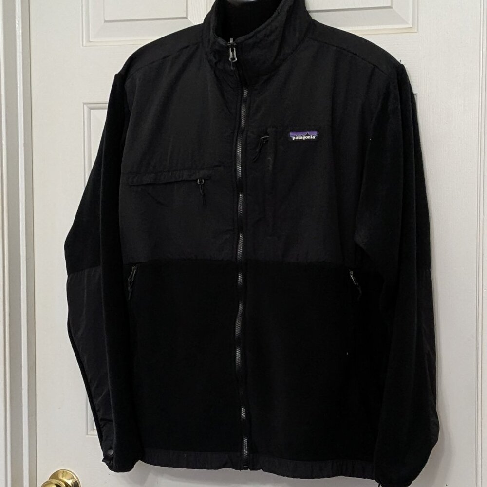 Patagonia Synchilla Men's  Fleece Jacket Full Zip Size XL Black